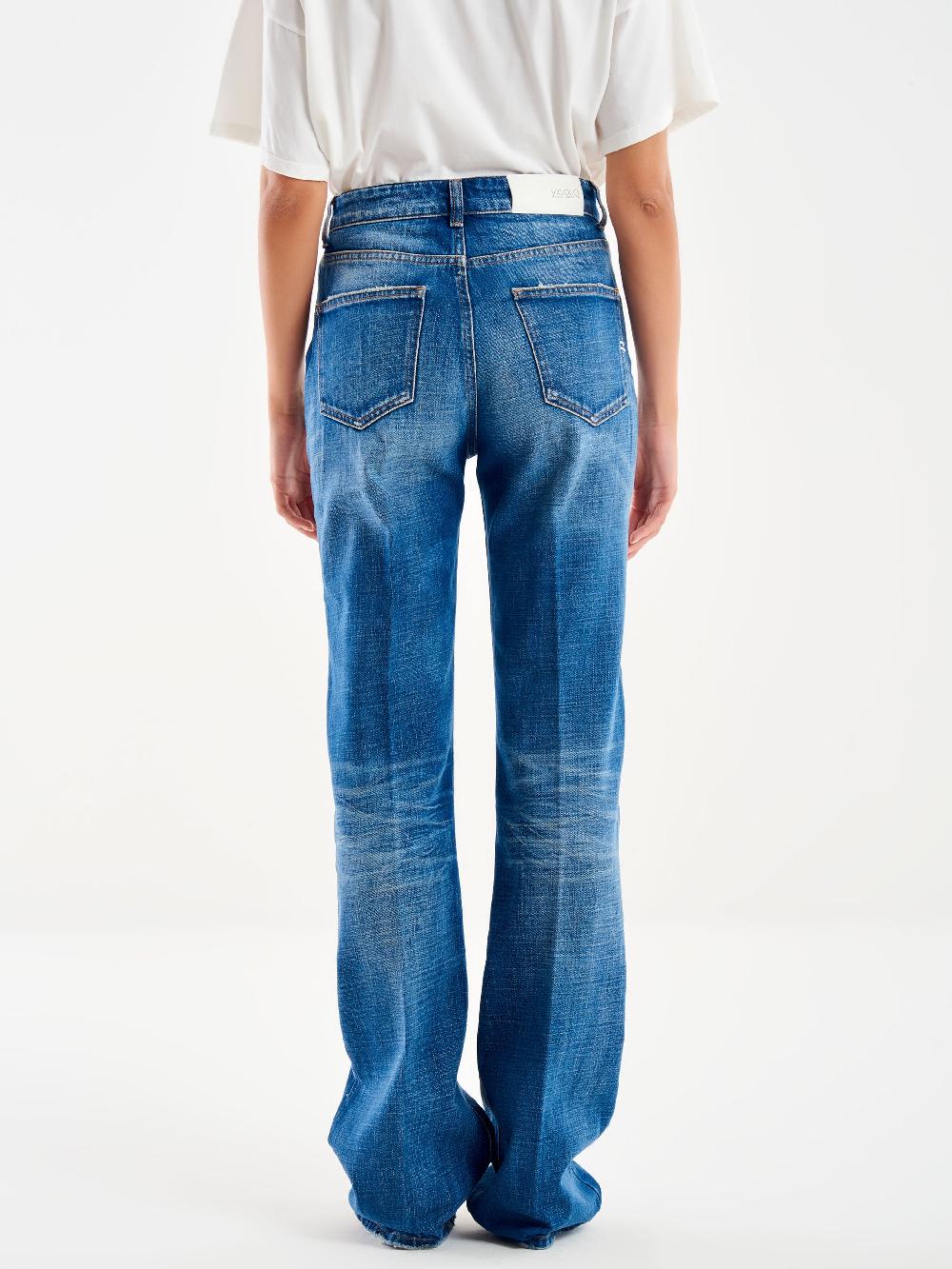 Vicolo Jeana Linette Straight Blu Presa