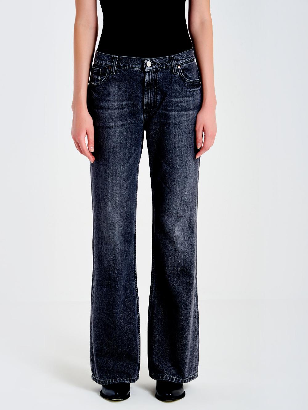 Vicolo Jeans Greta Straight Nero Offerta