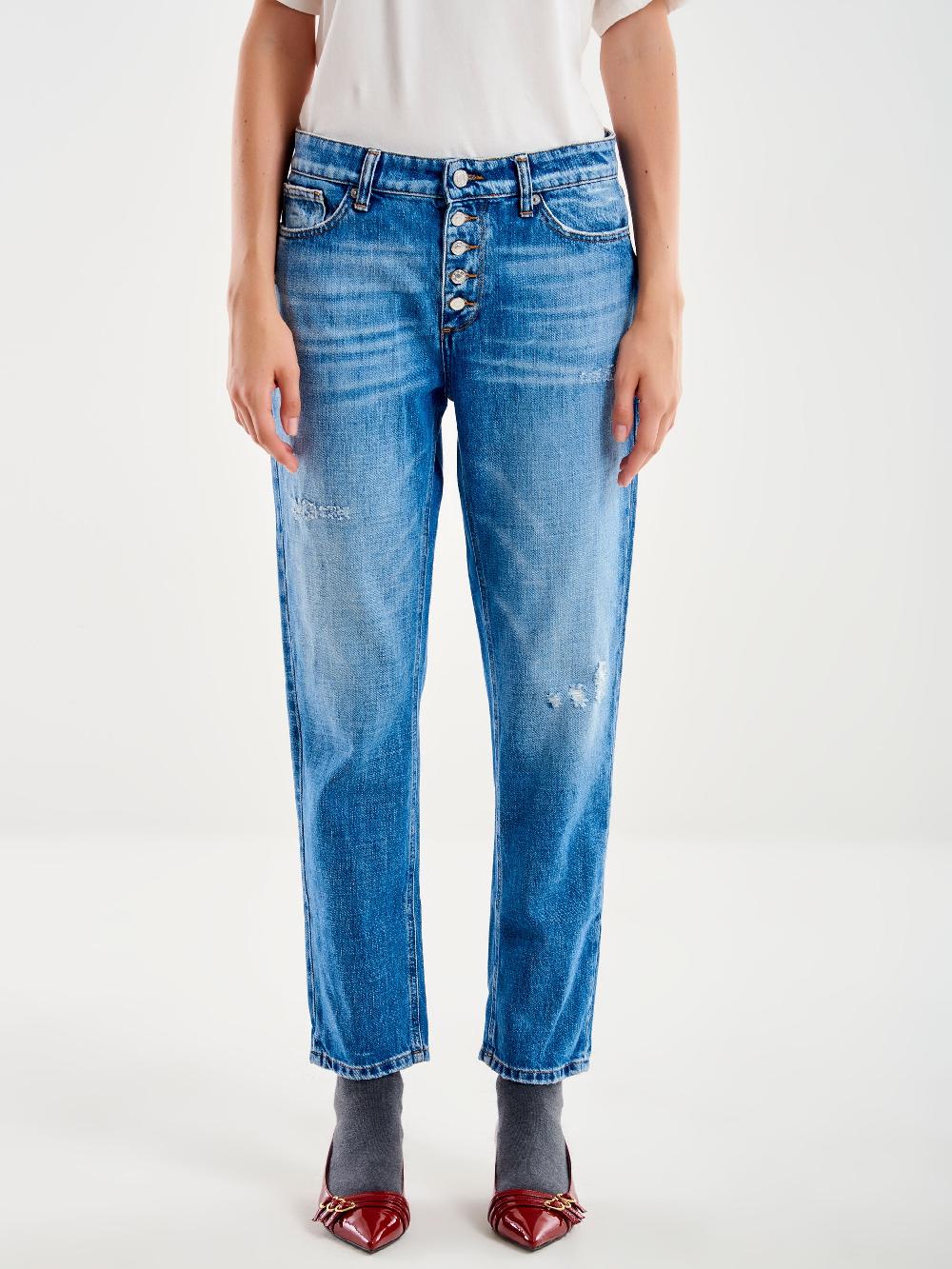Vicolo Jeans Icon Piper Con Rotture Blu Outlet