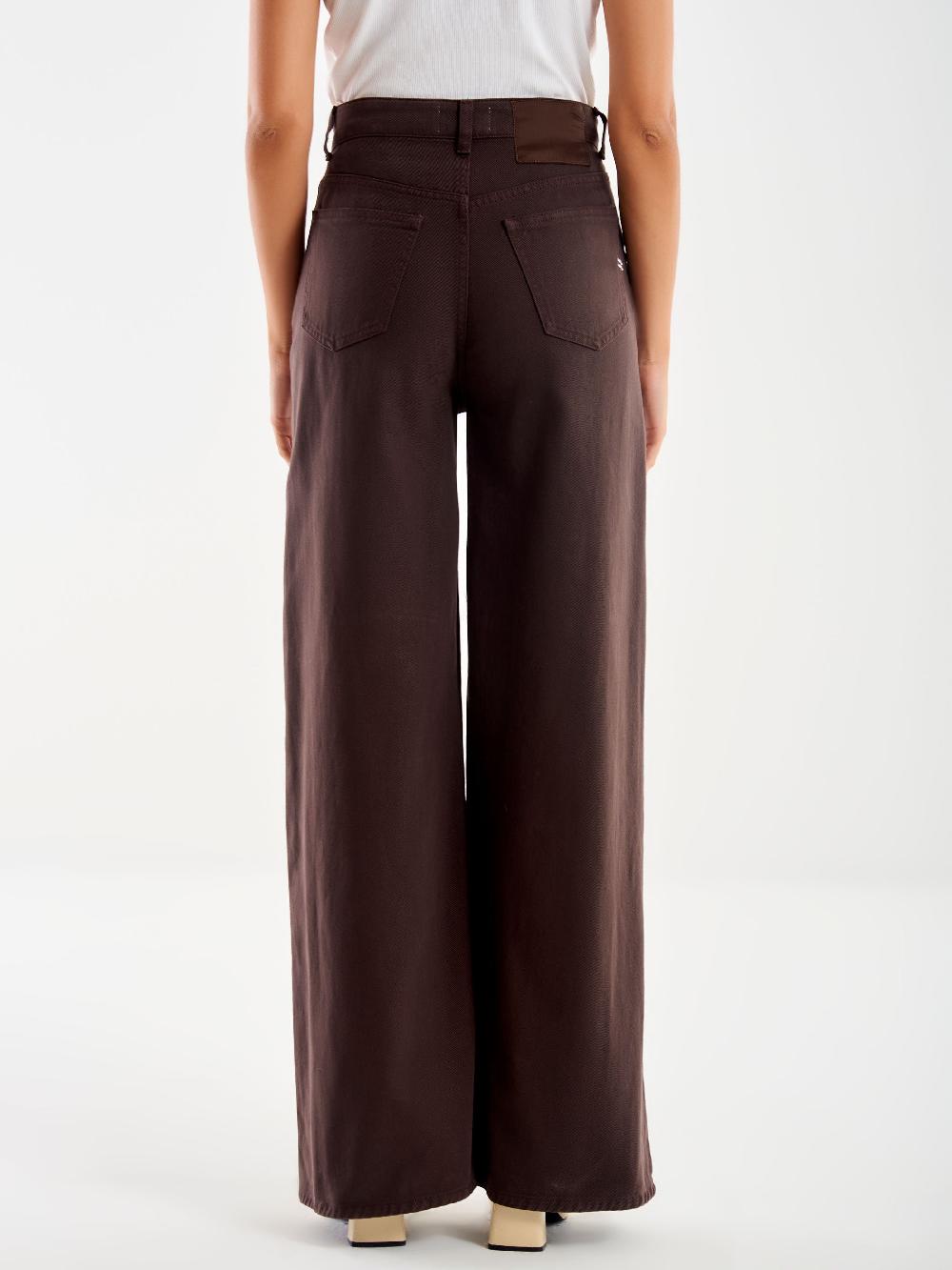 Vicolo Jeans Icon Lexie Moro Marrone Vendita Economica