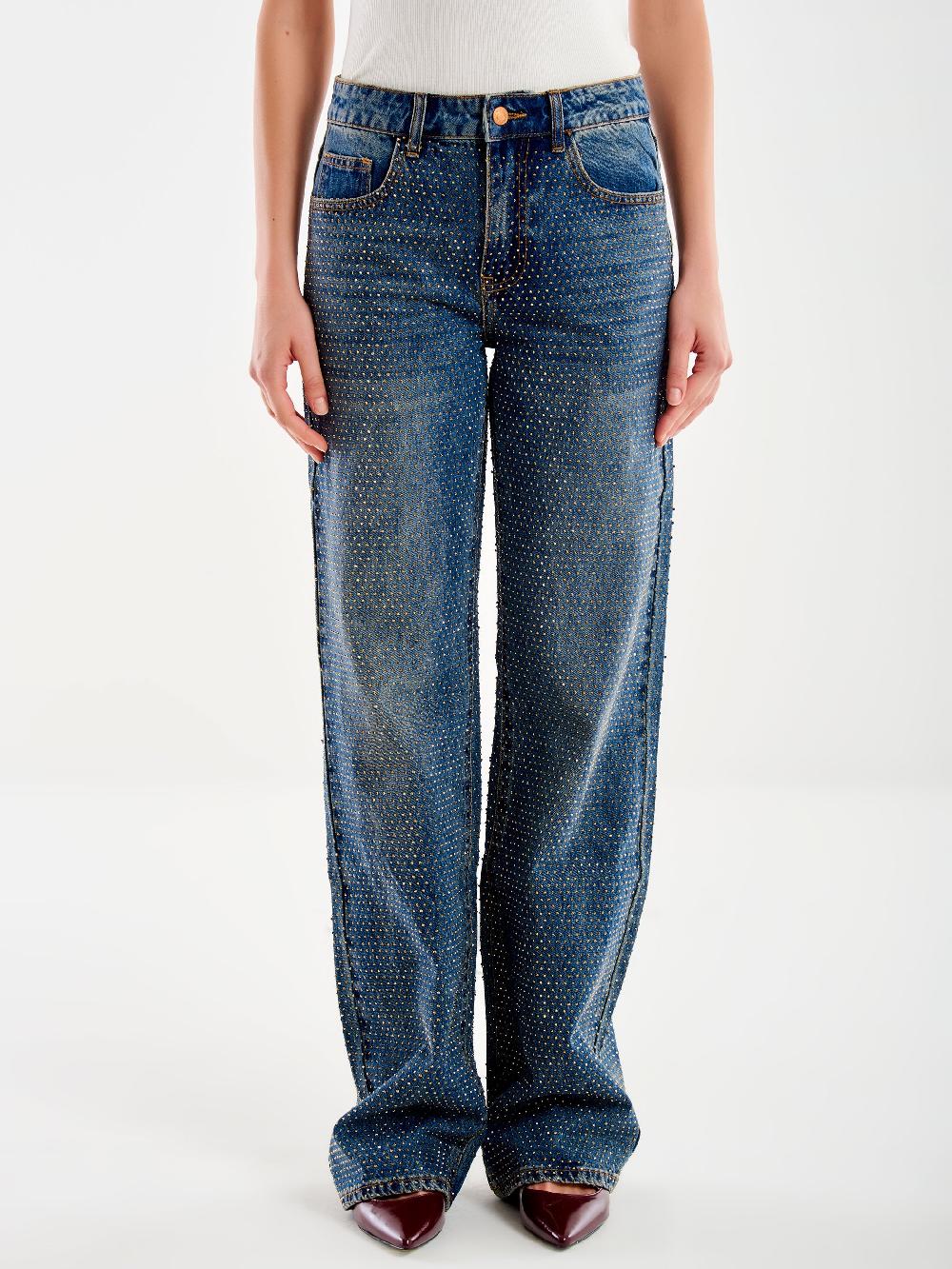 Vicolo Jeans Dalia con Strass Blu I Più Venduti