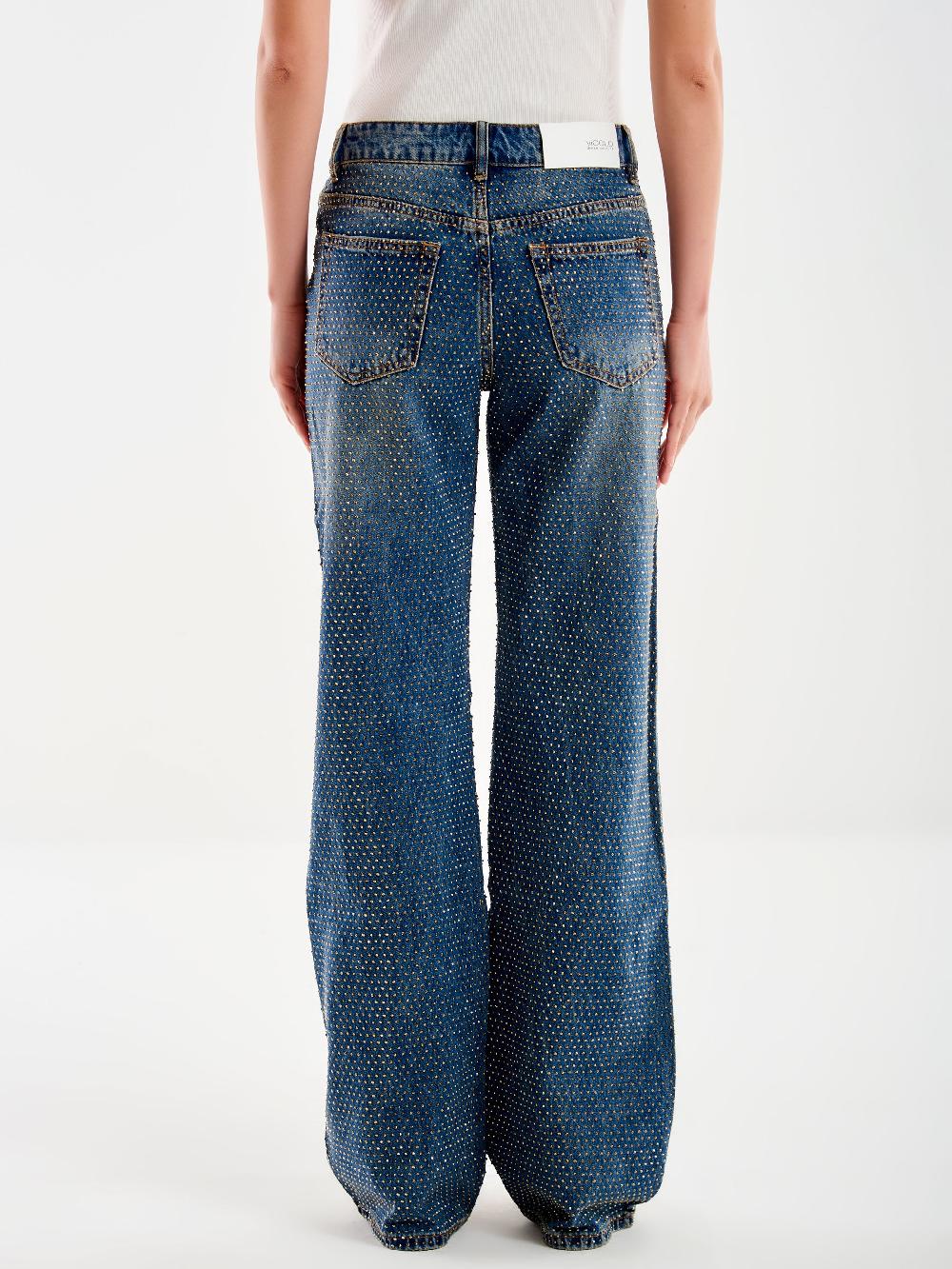 Vicolo Jeans Dalia con Strass Blu I Più Venduti