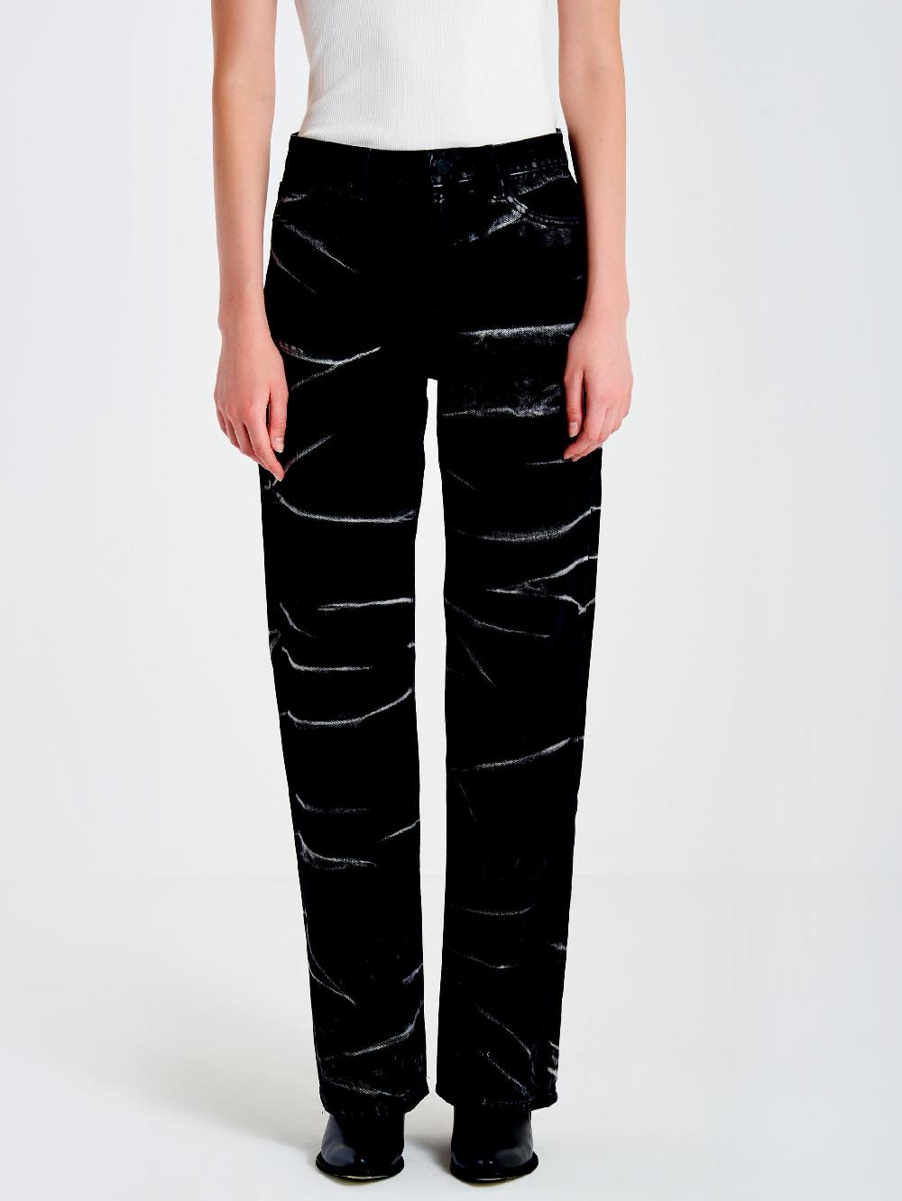 Vicolo Jeans Icon Alex Effetto ZebratoNero Negozio