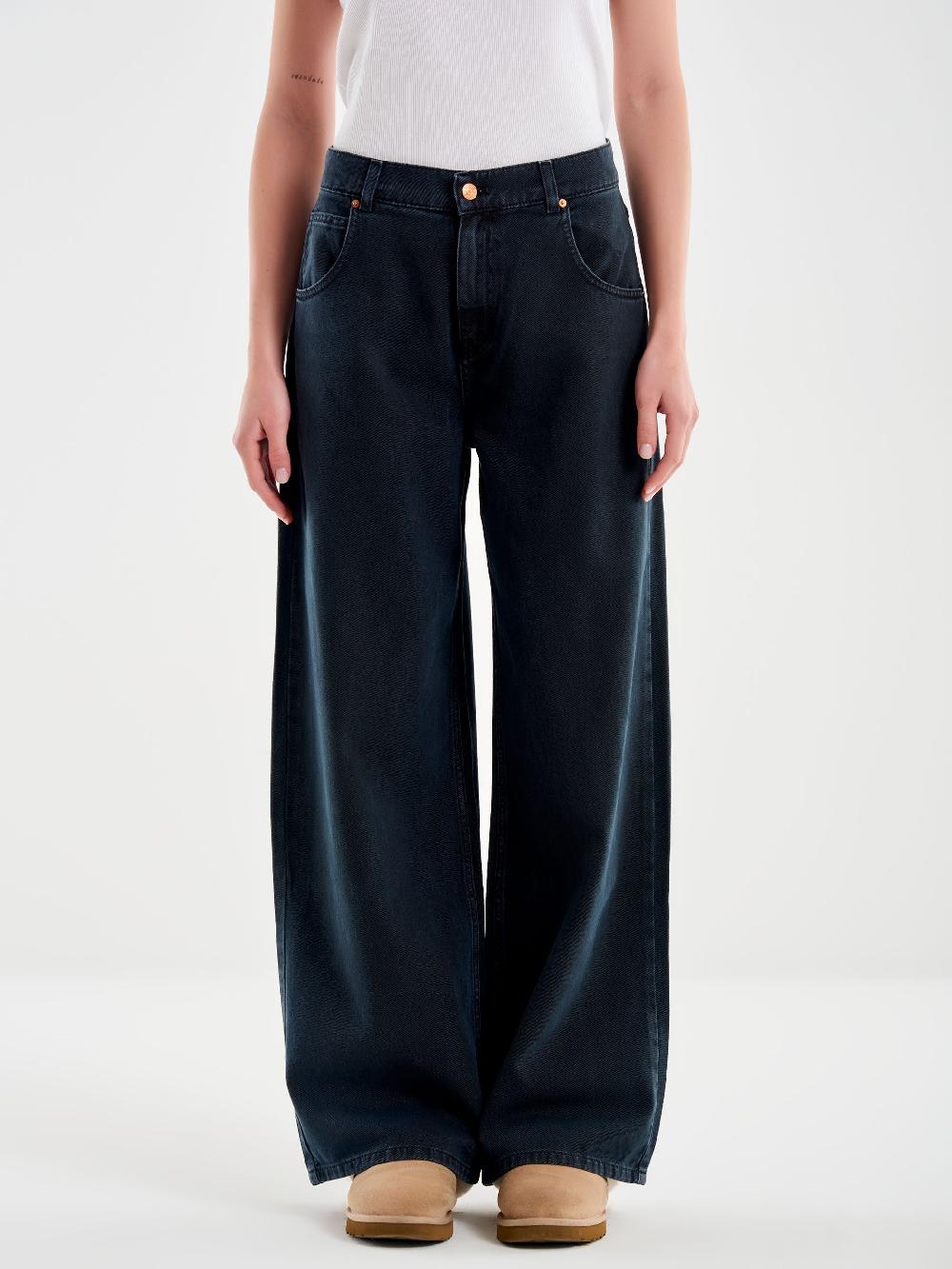 Vicolo Jeans Mia Relaxed Nero Grande vendita