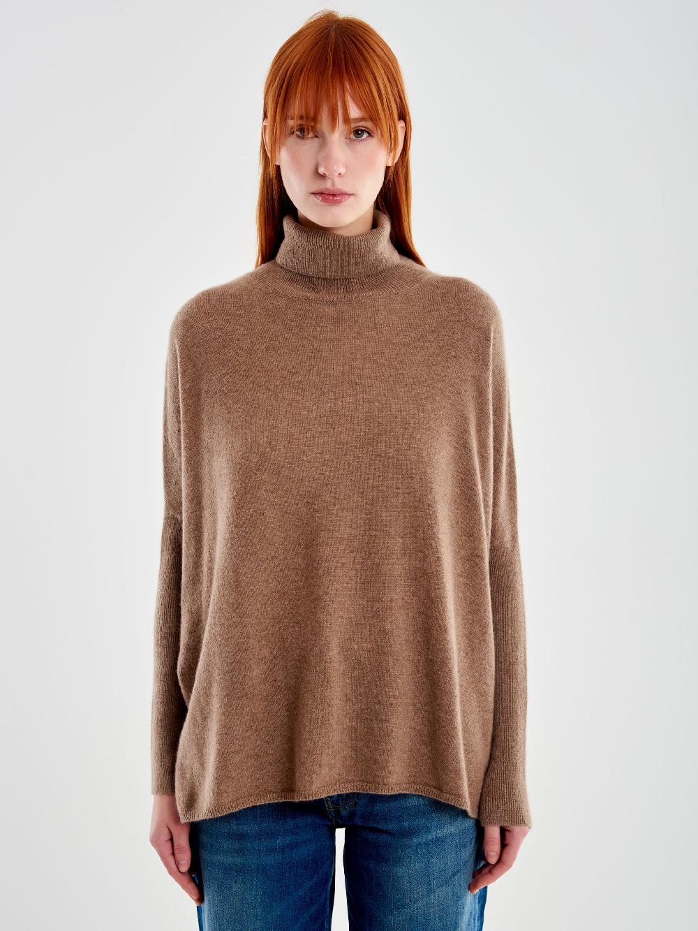 Vicolo Dolcevita 100% Cashmere Tortora Enormi risparmi