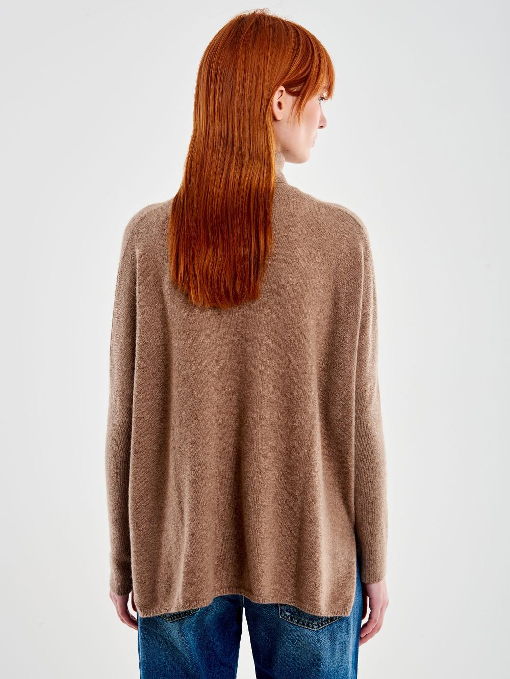 Vicolo Dolcevita 100% Cashmere Tortora Enormi risparmi