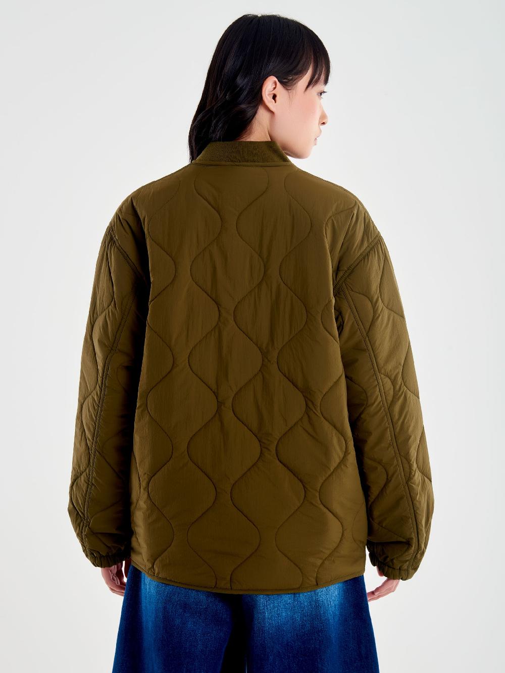 Vicolo Giacca Trapuntata Verde 50% di sconto con spedizione gratuita