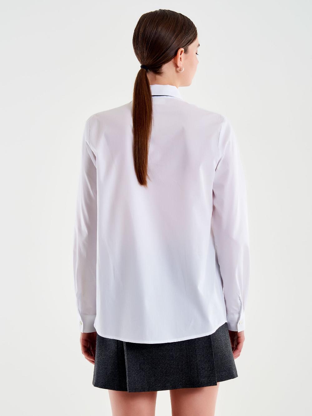 Vicolo Camicia con Cravatta Bianco Promozione