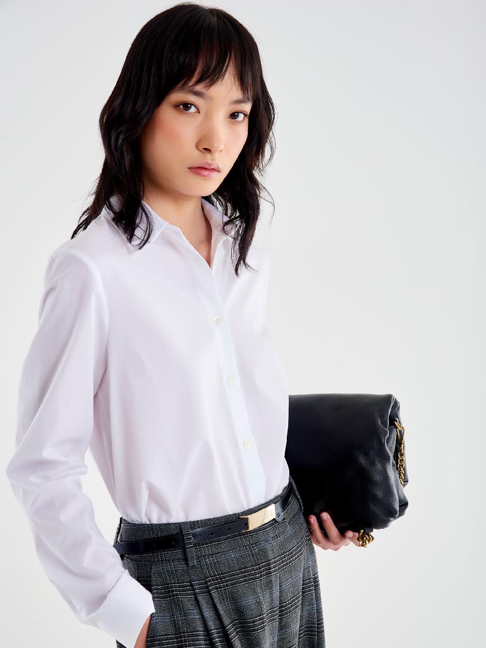 Vicolo Camicia Basic Bianco Spedizione Gratuita