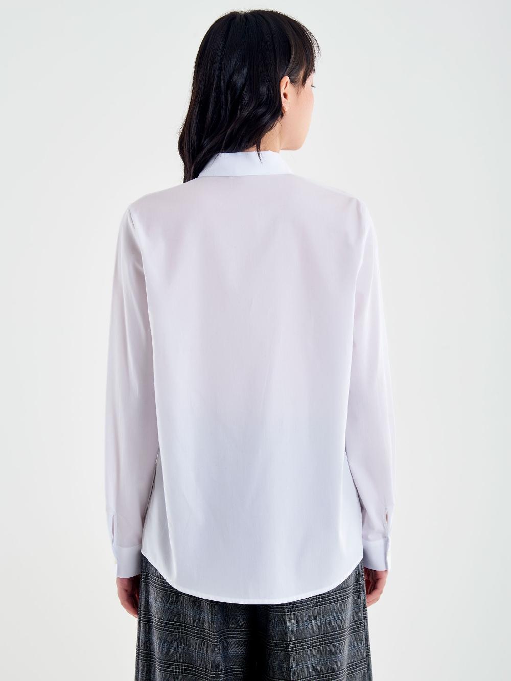 Vicolo Camicia Basic Bianco Spedizione Gratuita