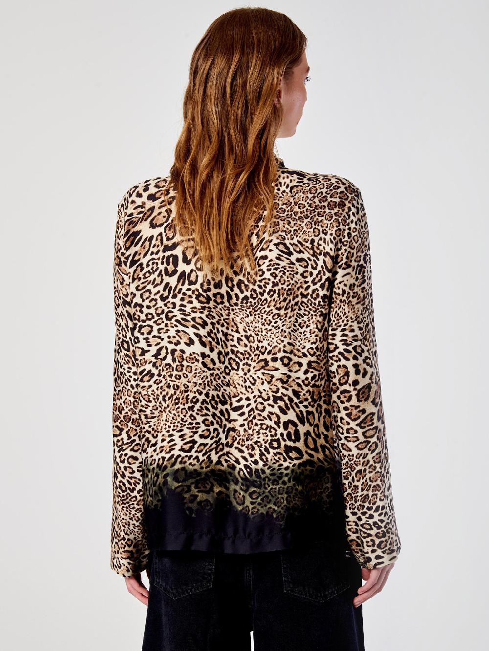 Vicolo Camicia Animalier SfumataBeige Promozione Limitata