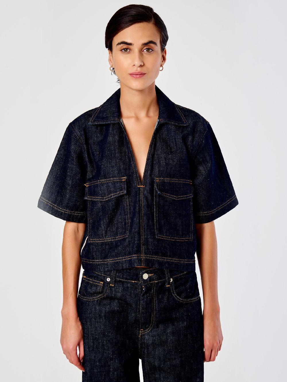 Vicolo Camicia Denim Cropped – Vicolo Sottocosto