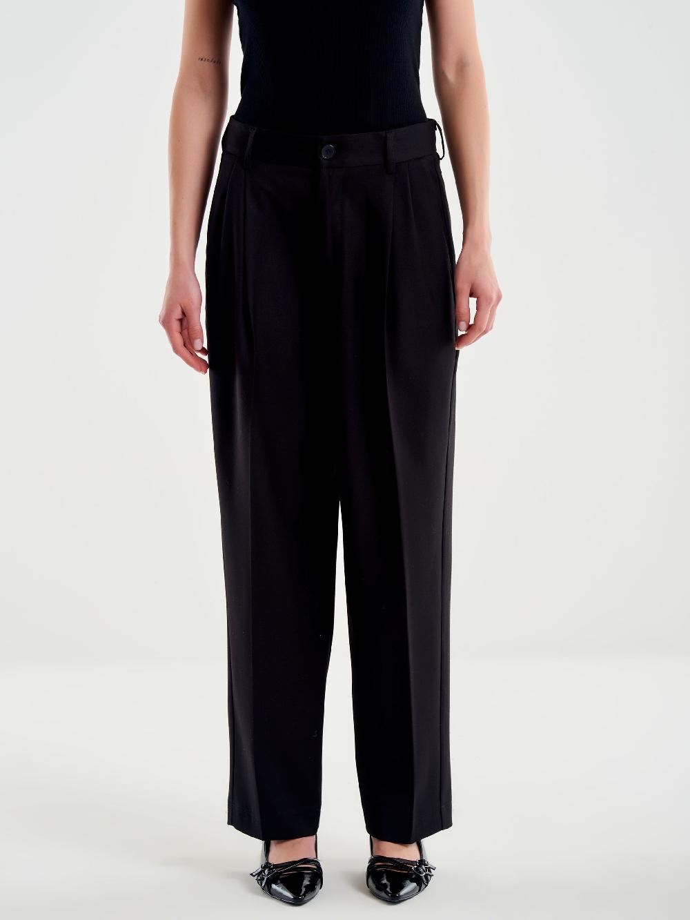 Vicolo Pantalone Maschile Nero Presa