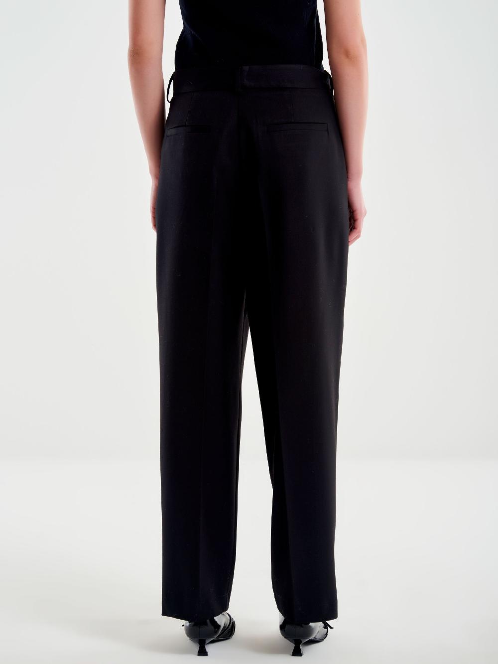 Vicolo Pantalone Maschile Nero Presa