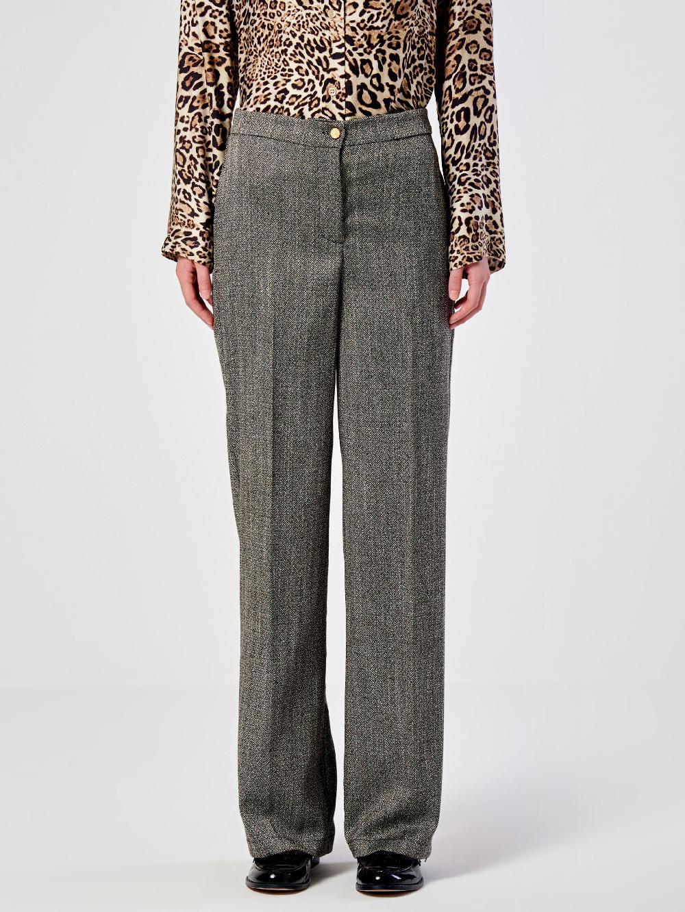 Vicolo Pantalone Palazzo Spinato Nero Saldi