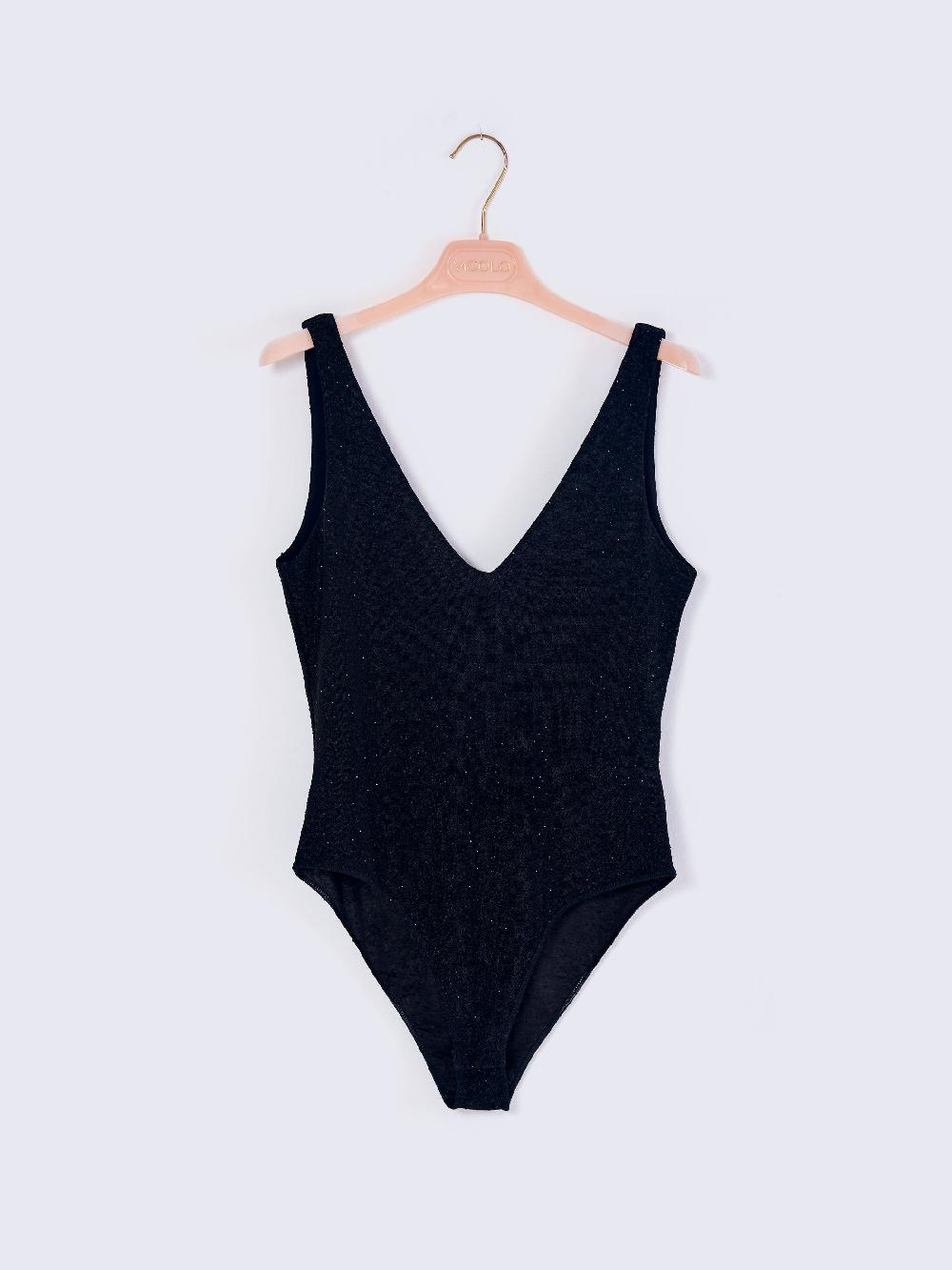 Vicolo Body con StrassNero Cyber Monday