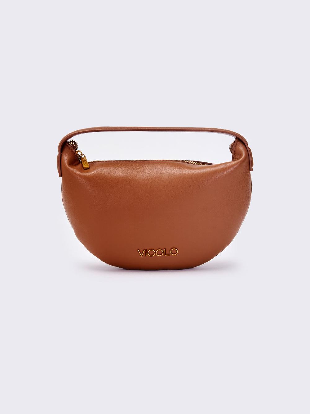 Vicolo Borsa Croissant Cammello Offerte speciali