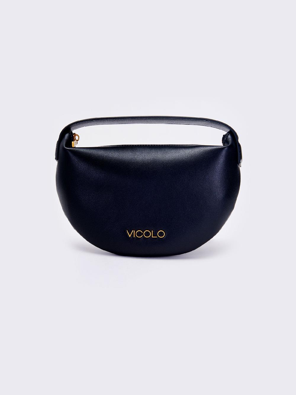 Vicolo Borsa Croissant Nero Sconti VIP