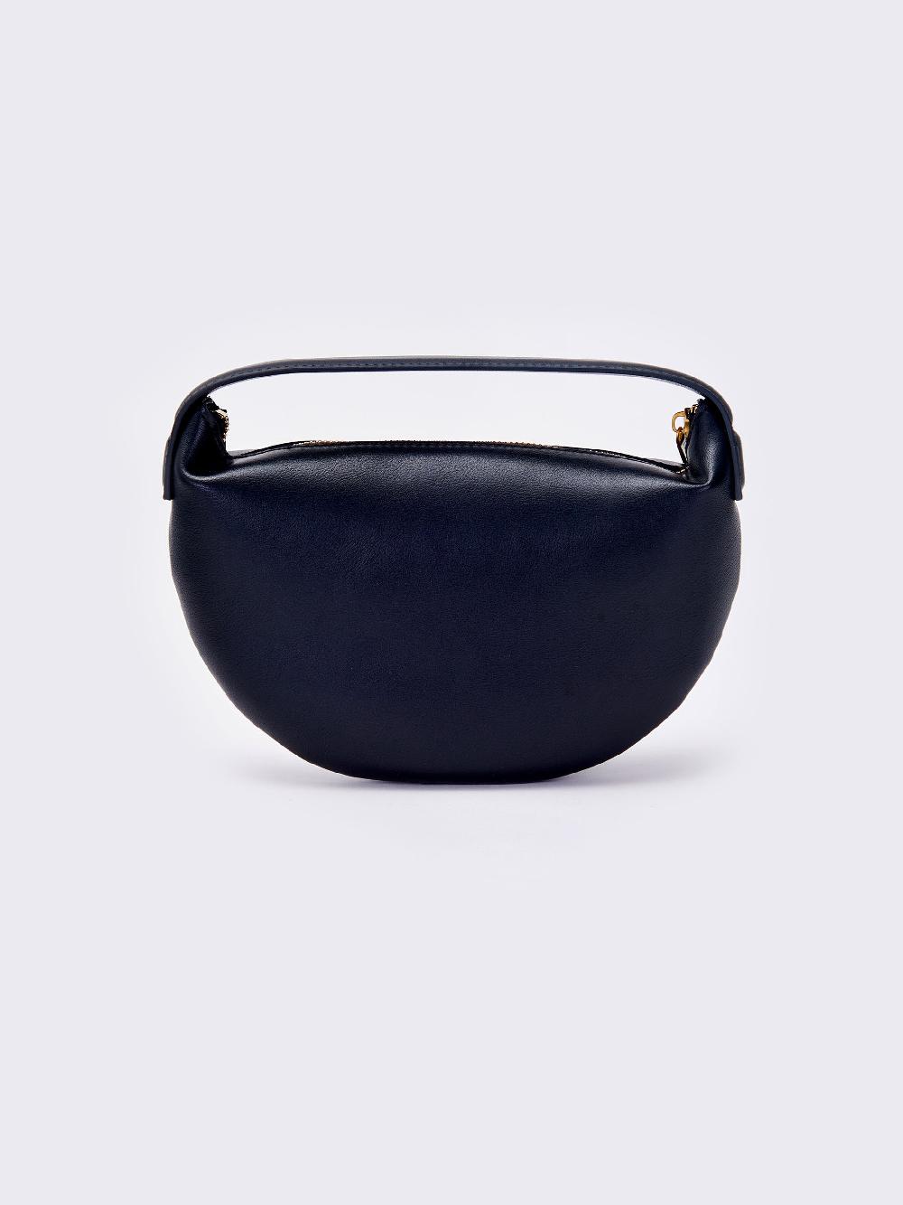 Vicolo Borsa Croissant Nero Sconti VIP