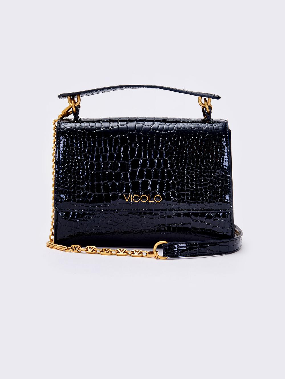 Vicolo Borsa Portobello Nero Super Saving Price