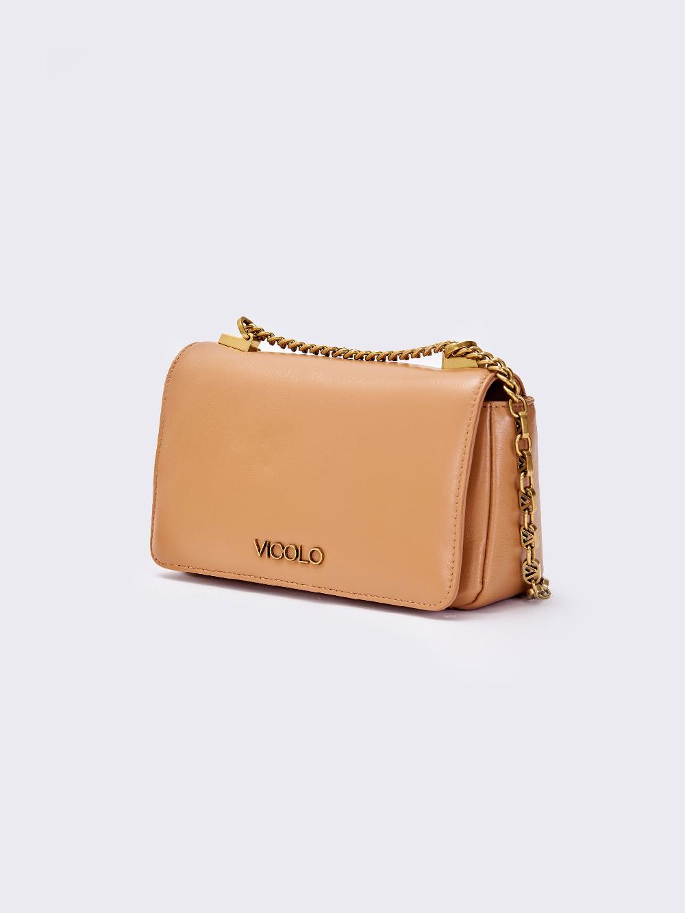 Vicolo Borsa Treasure Cammello Sostegno trimestrale