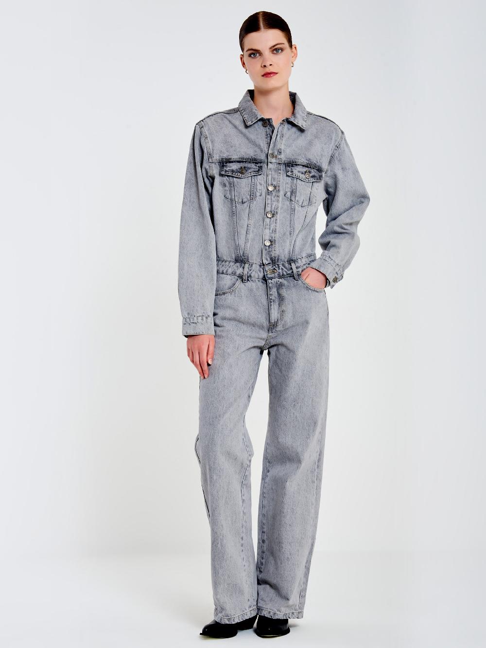 Vicolo Tuta in Denim Grigio – Vicolo Solo un giorno rimasto