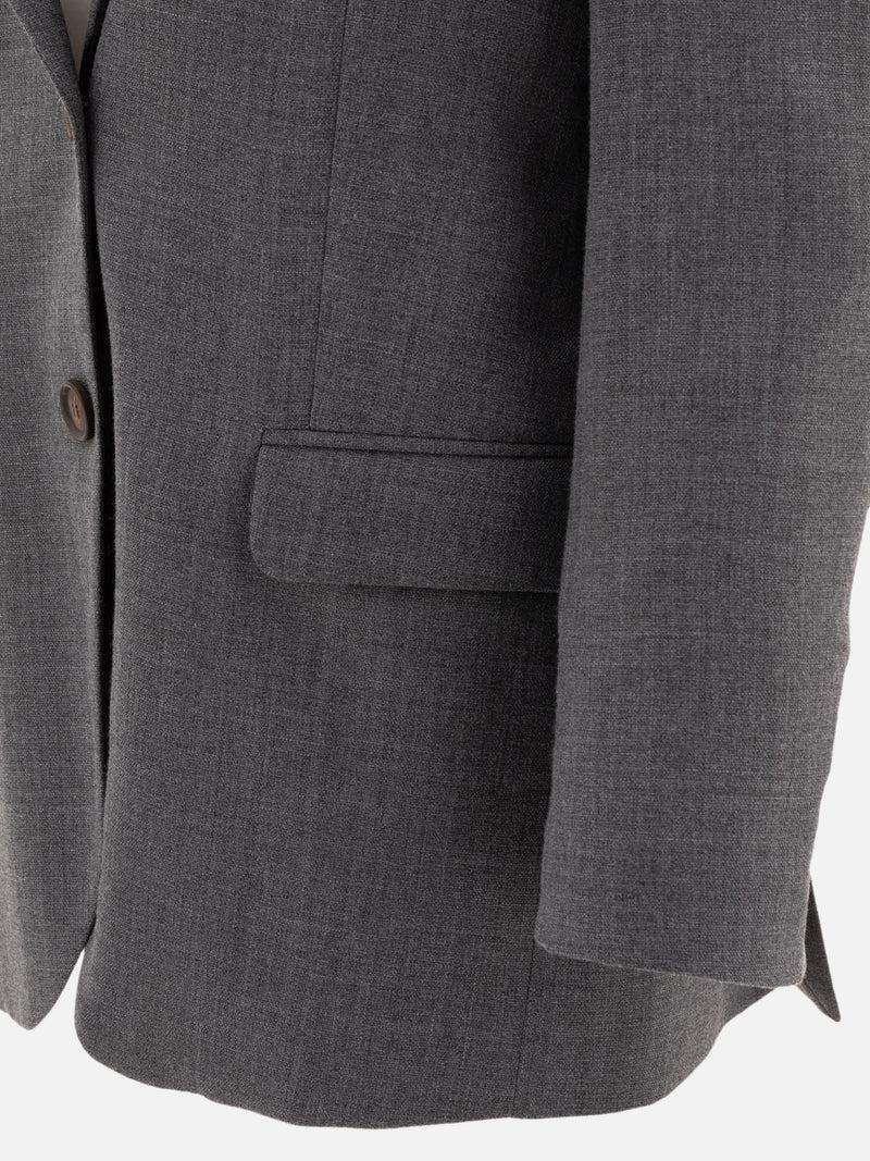 Vietti Brunello Cucinelli Blazer monopetto in misto lana Sottocosto