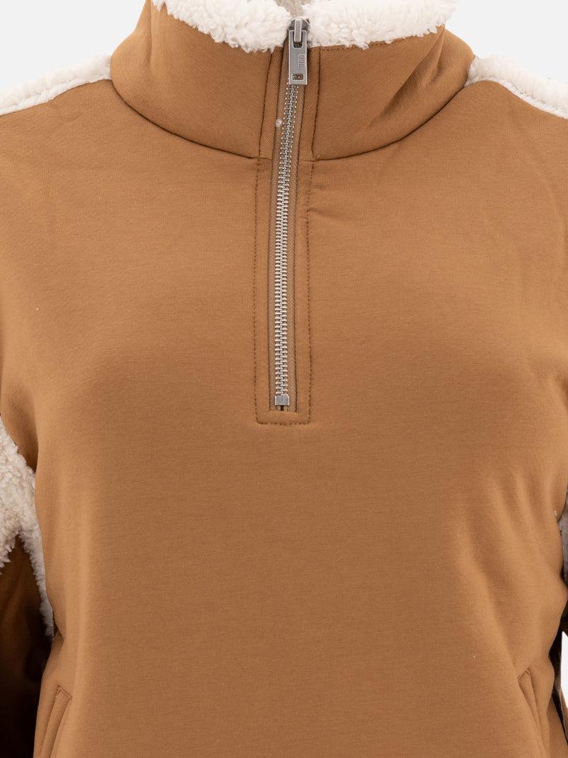 Vietti Ugg Felpa con mezza zip "Lydi" Convenienza