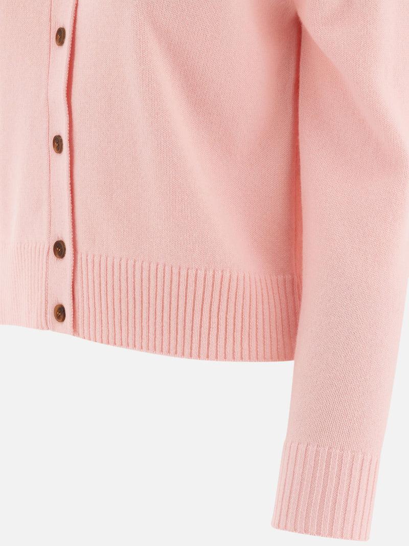 Vietti Maison Kitsuné Cardigan con ricamo "Fox Head" Offerta