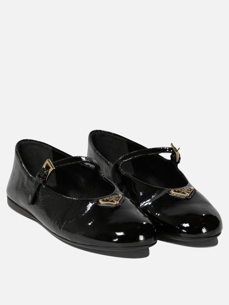 Vietti Prada Ballerine in vernice Outlet