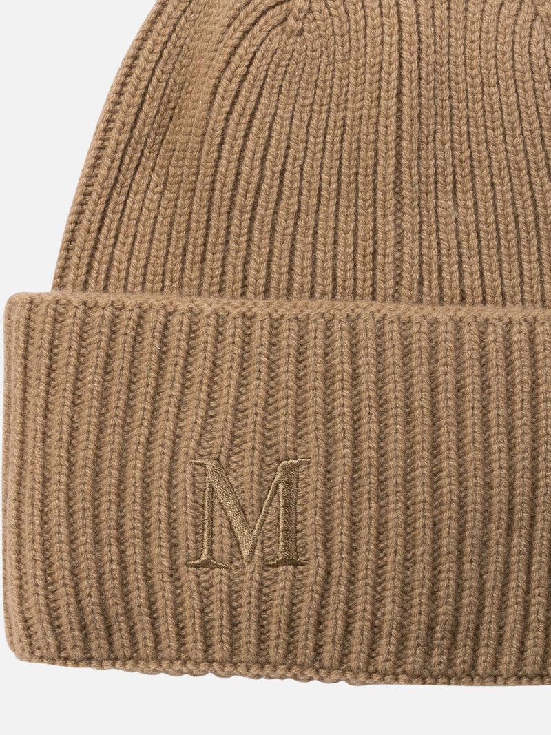 Vietti Max Mara Berretto in cashmere a coste Offerta