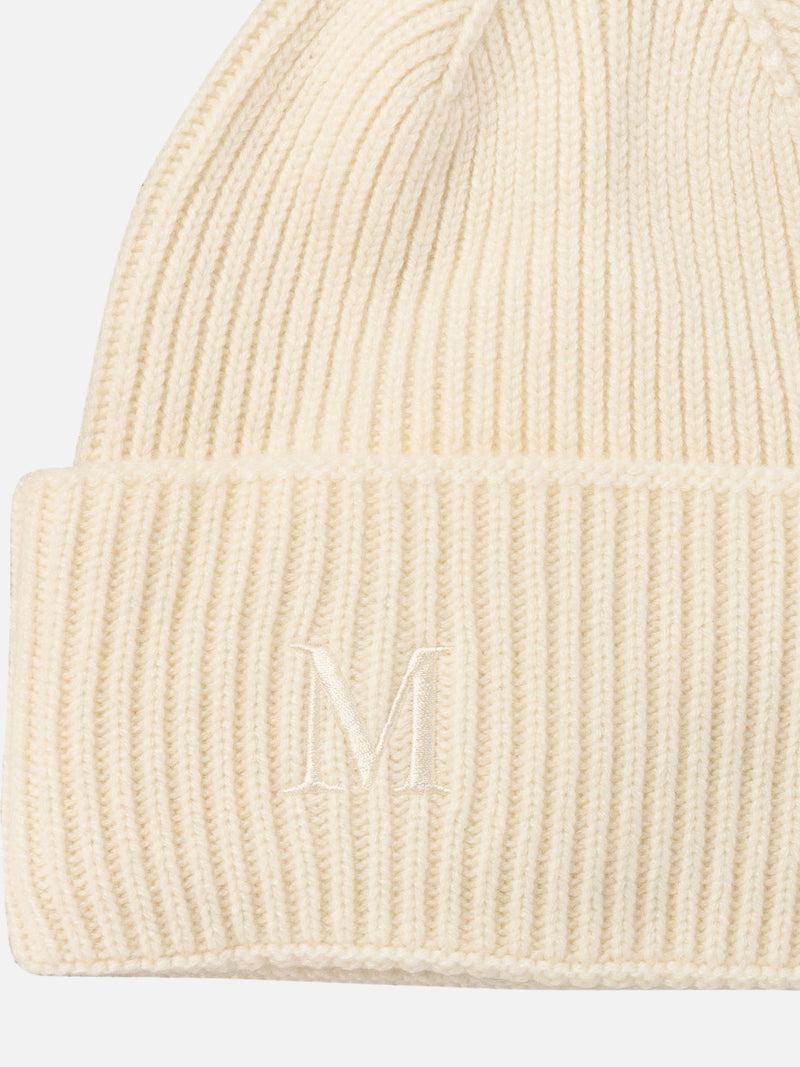Vietti Max Mara Berretto in cashmere a coste Vendita Economica