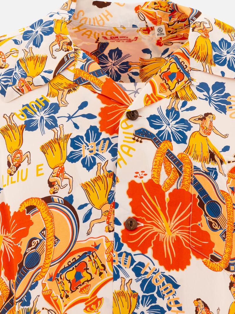 Vietti Sun Surf Camicia "Lovely Hula Hands" In Linea