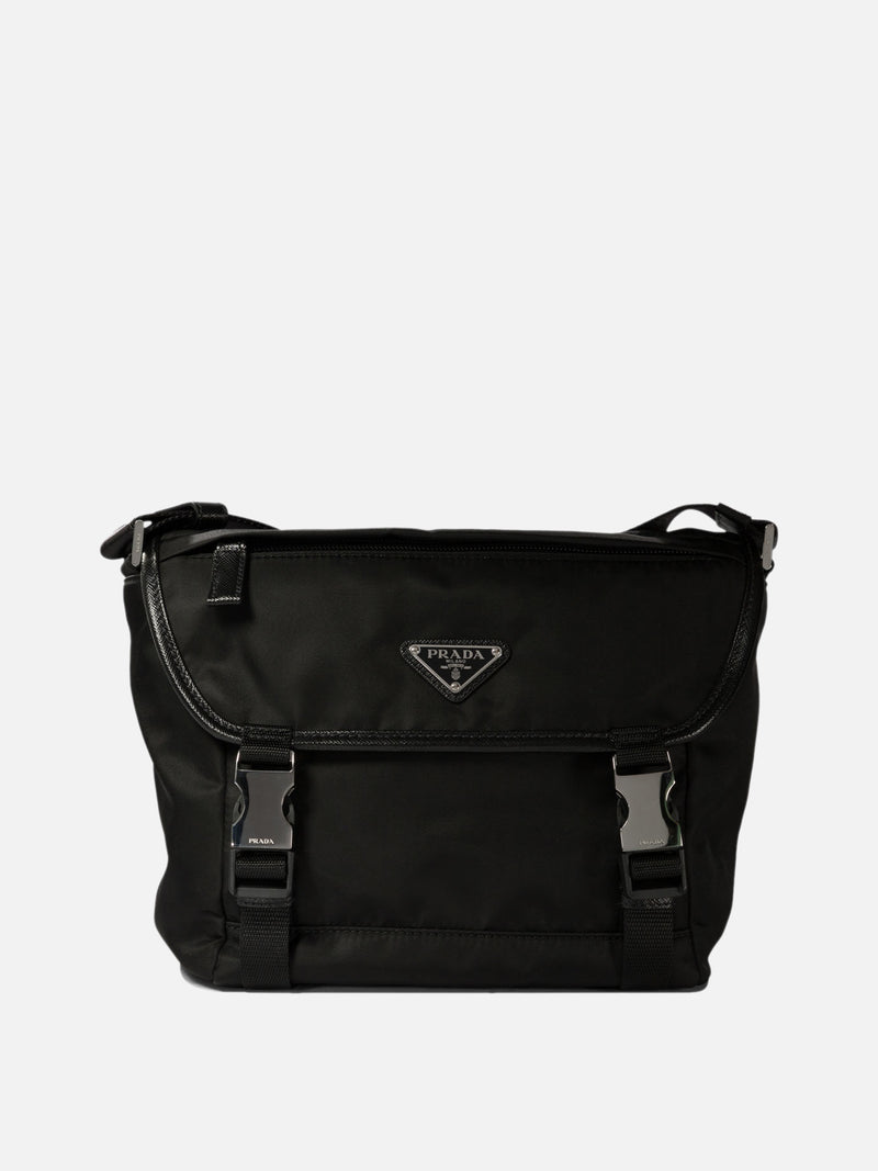 Vietti Prada Borsa a tracolla in Re-Nylon e Saffiano Online