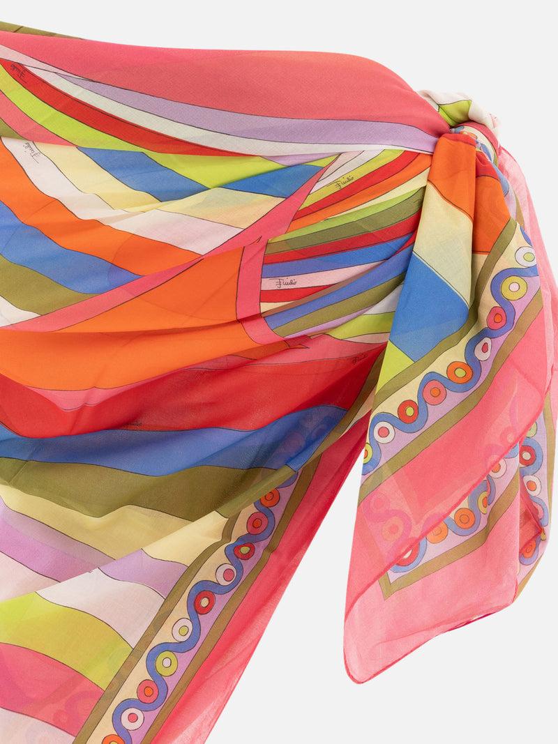 Vietti Pucci Sarong con stampa Iride e Onde Pezzi Unici