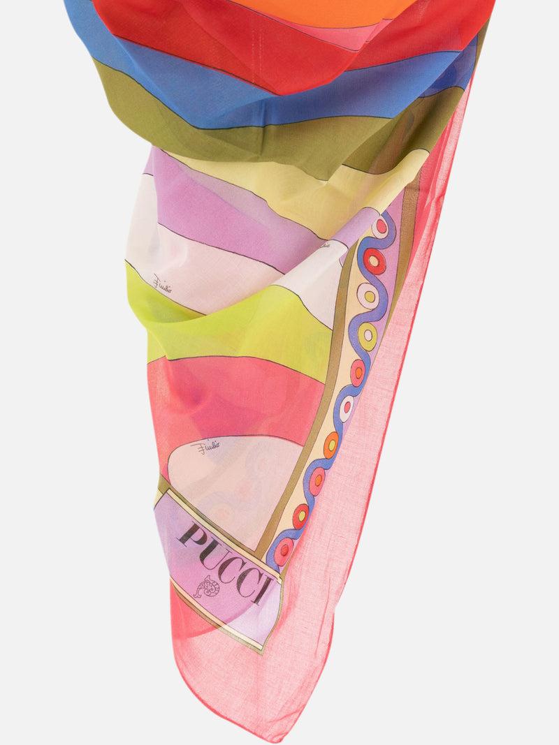 Vietti Pucci Sarong con stampa Iride e Onde Pezzi Unici