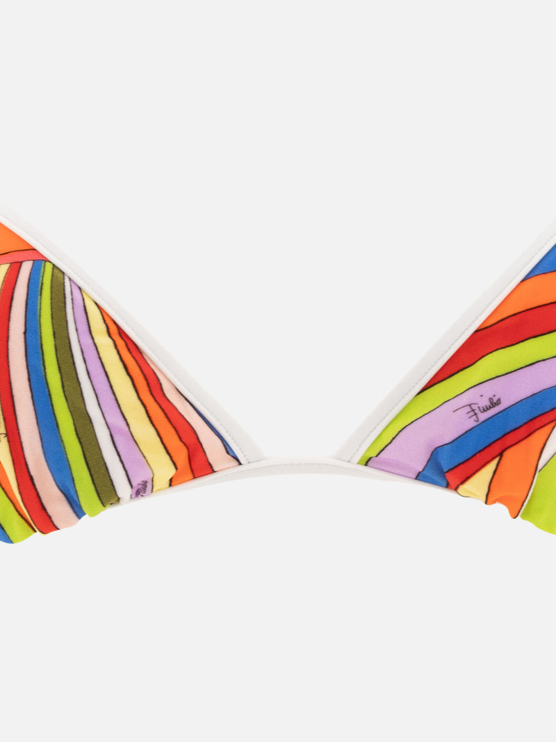 Vietti Pucci Top bikini con stampa Iride Fino Al -60%