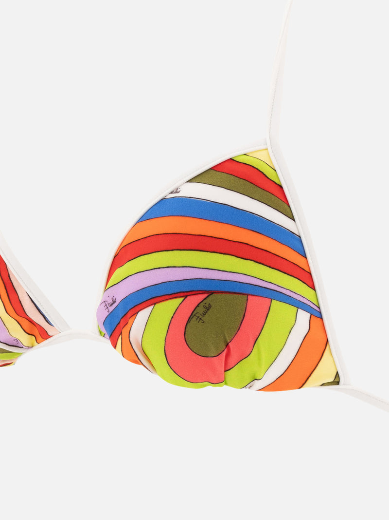 Vietti Pucci Top bikini con stampa Iride Fino Al -60%