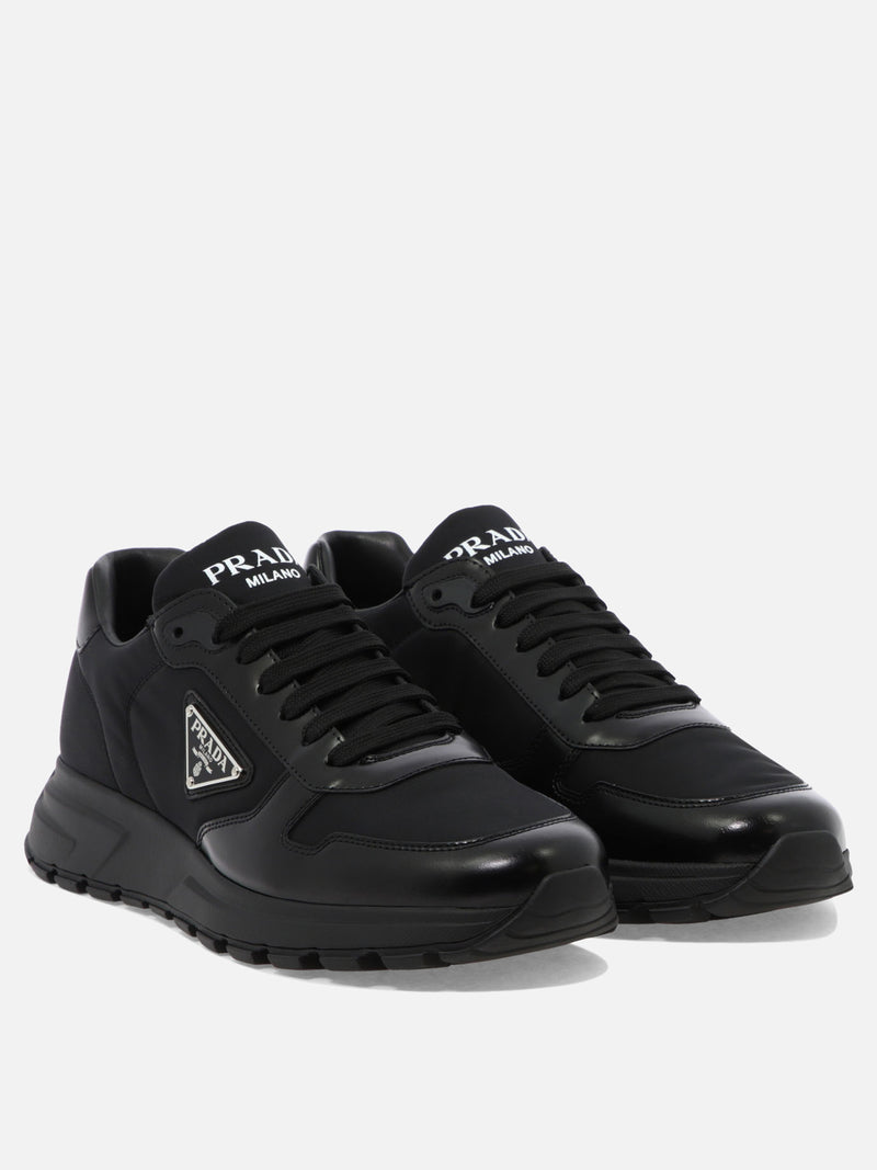 Vietti Prada Sneaker in pelle e Re-Nylon "PRAX 01" Presa