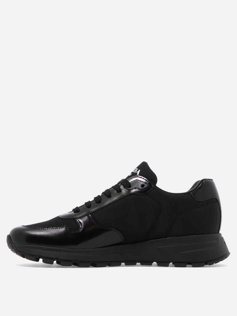 Vietti Prada Sneaker in pelle e Re-Nylon "PRAX 01" Presa