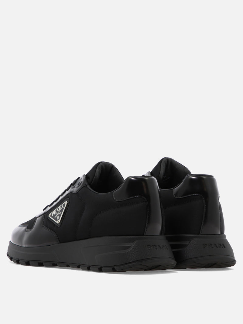 Vietti Prada Sneaker in pelle e Re-Nylon "PRAX 01" Presa