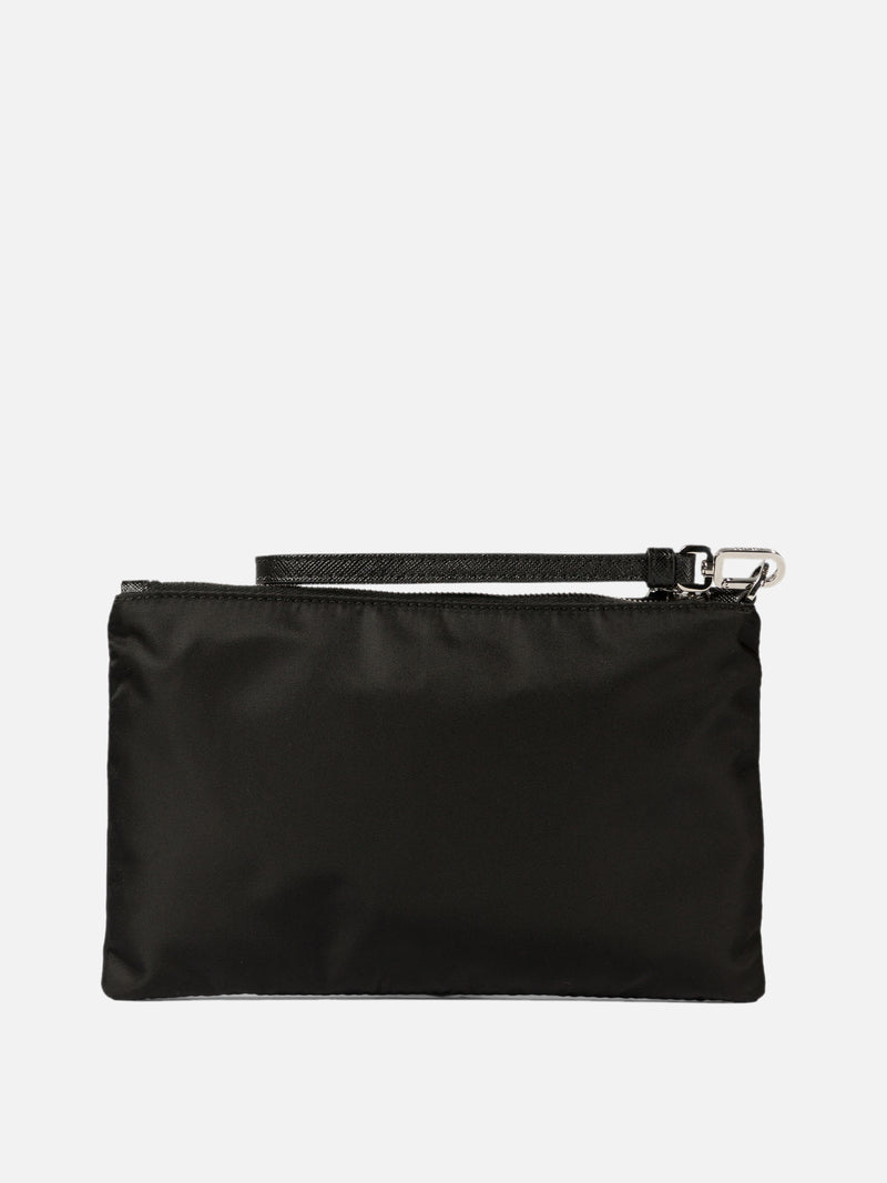 Vietti Prada Pouch in Re-Nylon e Saffiano In Linea