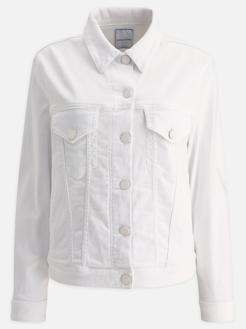 Vietti Jacob Cohën Giacca trucker in denim Saldi Di Fabbrica