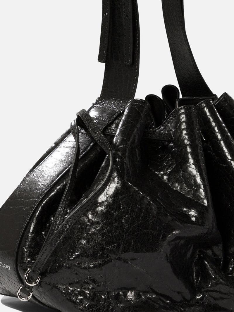 Vietti Givenchy Borsa a spalla "Pumpkin Medium" in pelle verniciata craquelé Sconti questo mese