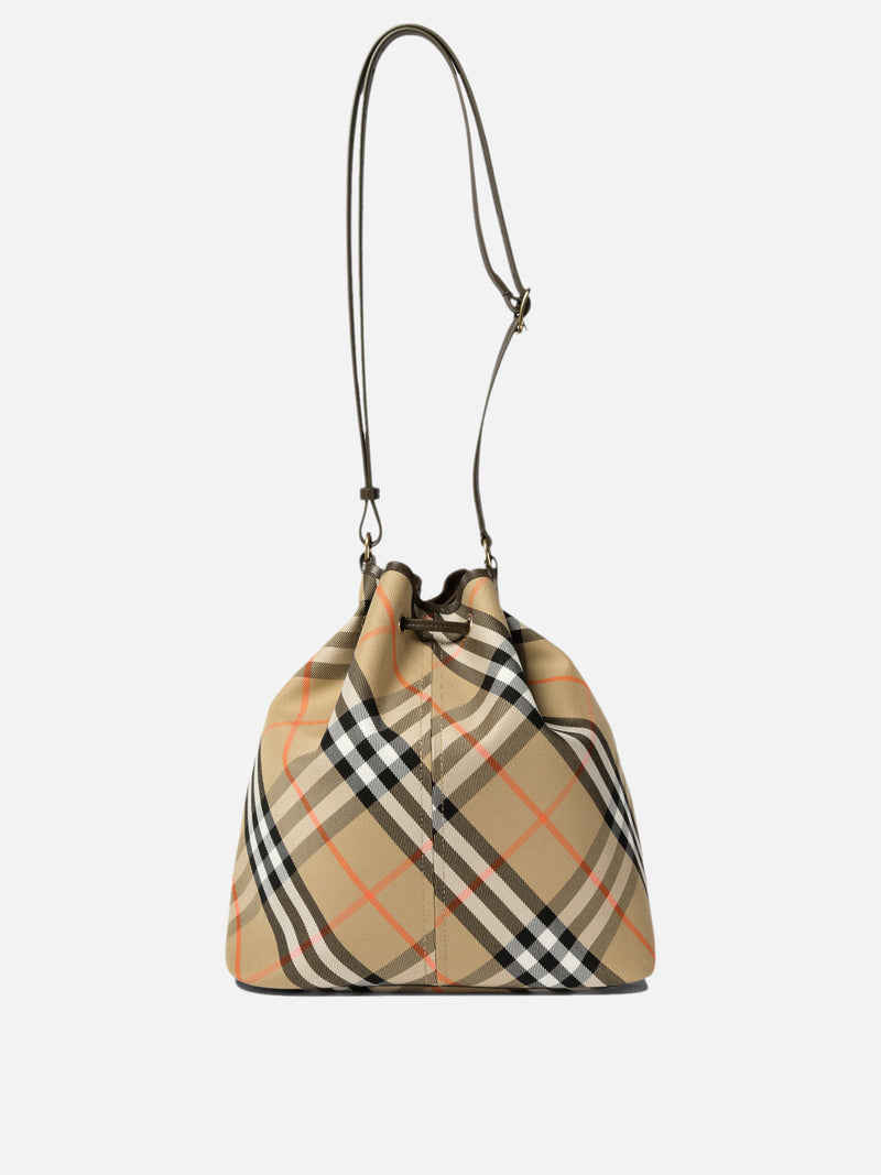 Vietti Burberry Borsa a secchiello "Vintage Check" Italia