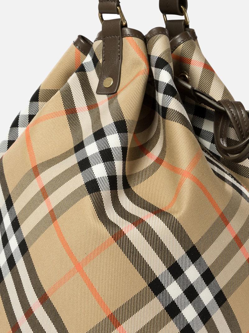Vietti Burberry Borsa a secchiello "Vintage Check" Italia