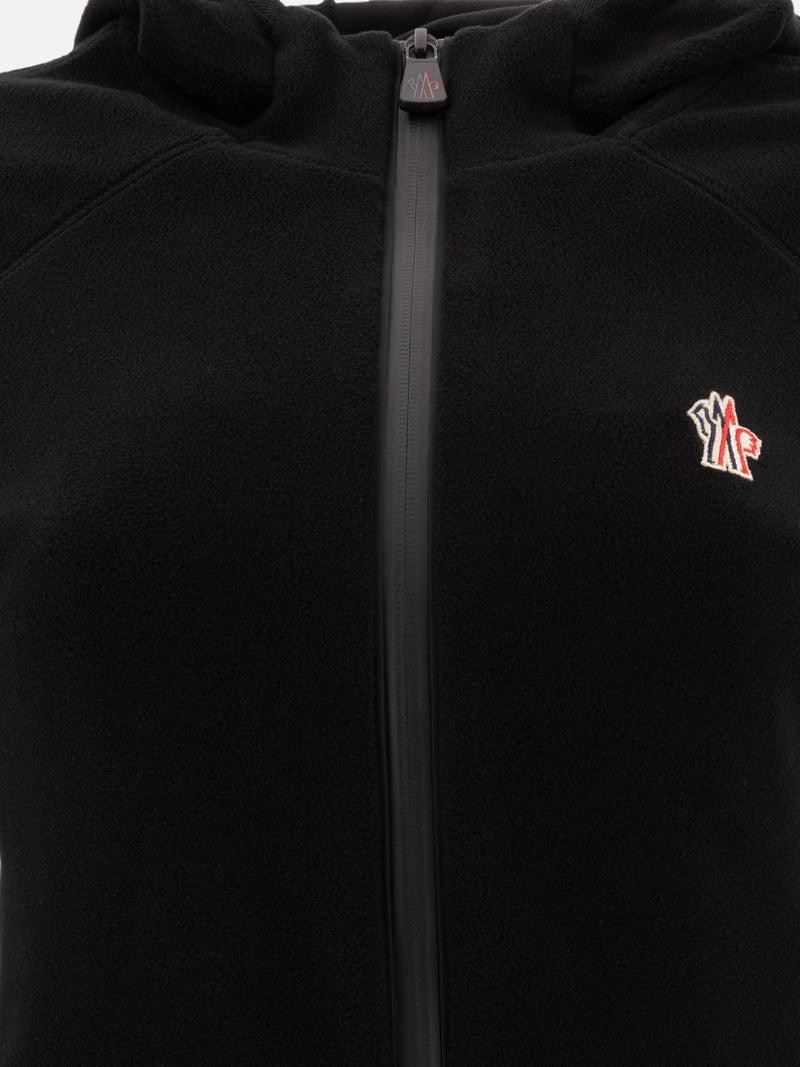 Vietti Moncler Grenoble Giacca in pile con cappuccio e zip Ultimo giorno