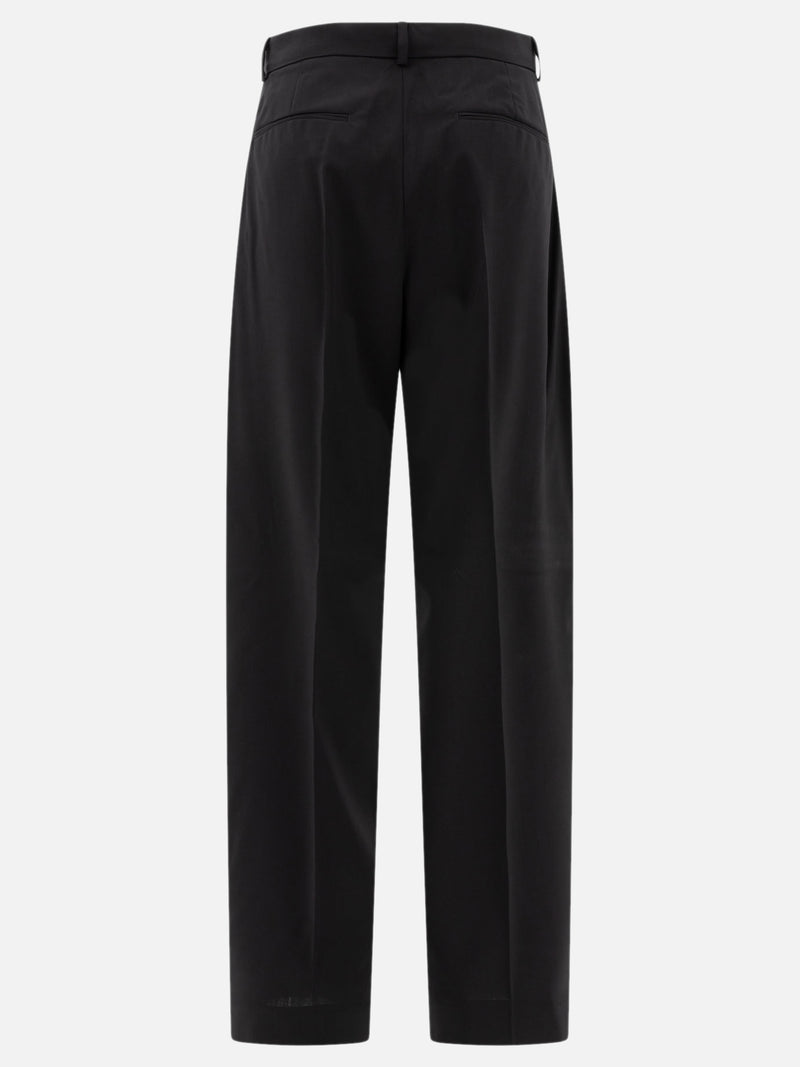 Vietti Max Mara Sportmax Pantaloni oversize in lana stretch Super sconto