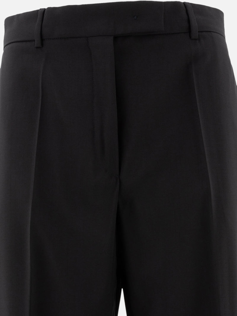 Vietti Max Mara Sportmax Pantaloni oversize in lana stretch Super sconto