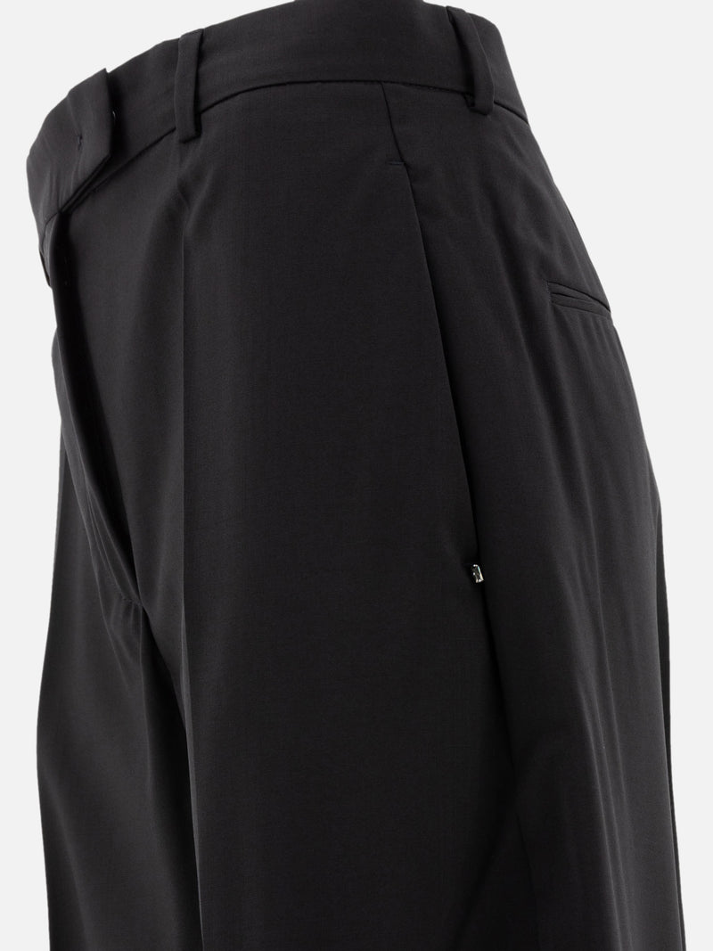 Vietti Max Mara Sportmax Pantaloni oversize in lana stretch Super sconto